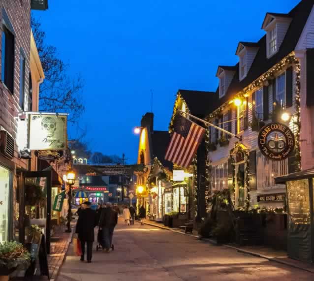 Christmas in Newport, Rhode Island